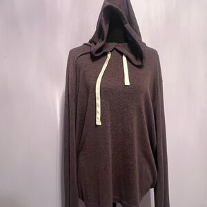 Zyia Boyfriend Hoodie: Heathered Purple